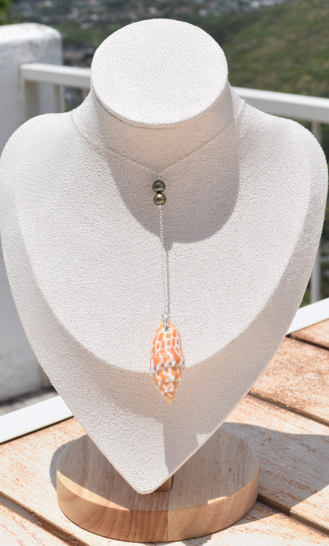 Miter Drop Necklace