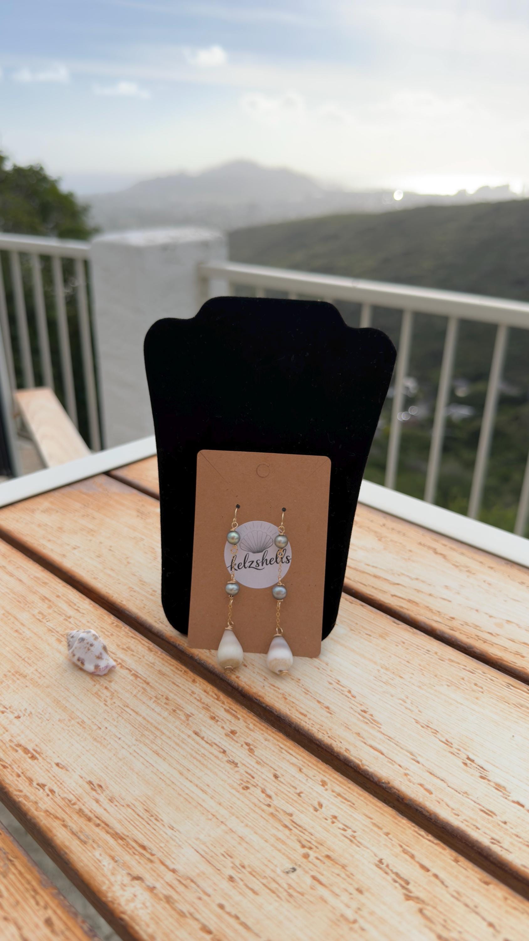 Rarities: Cone dangle earrings