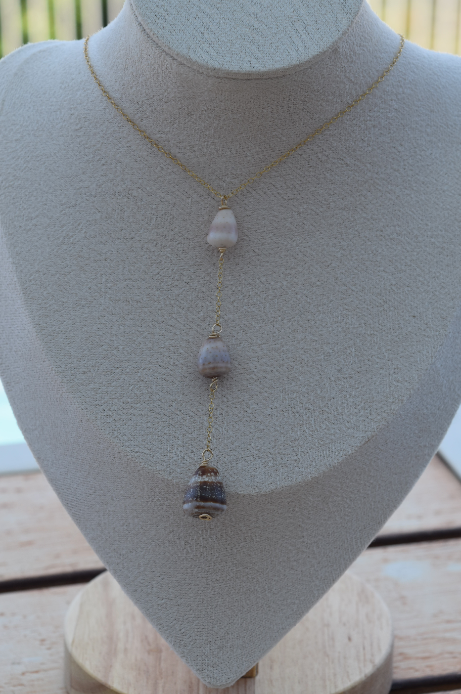 Mini Stacked Cone Necklace