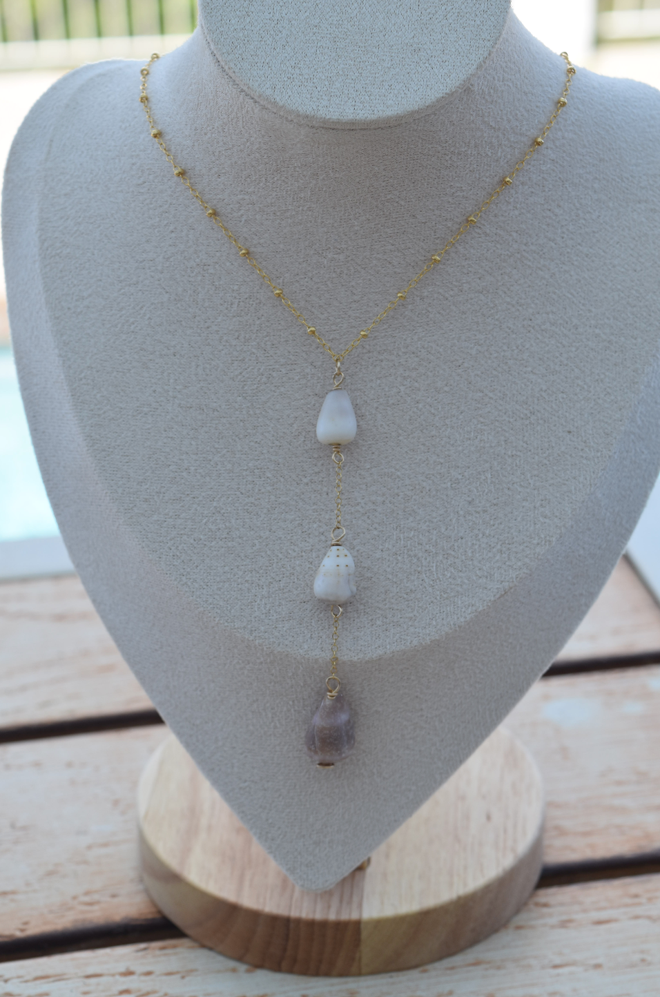 Mini Stacked Cone Necklace