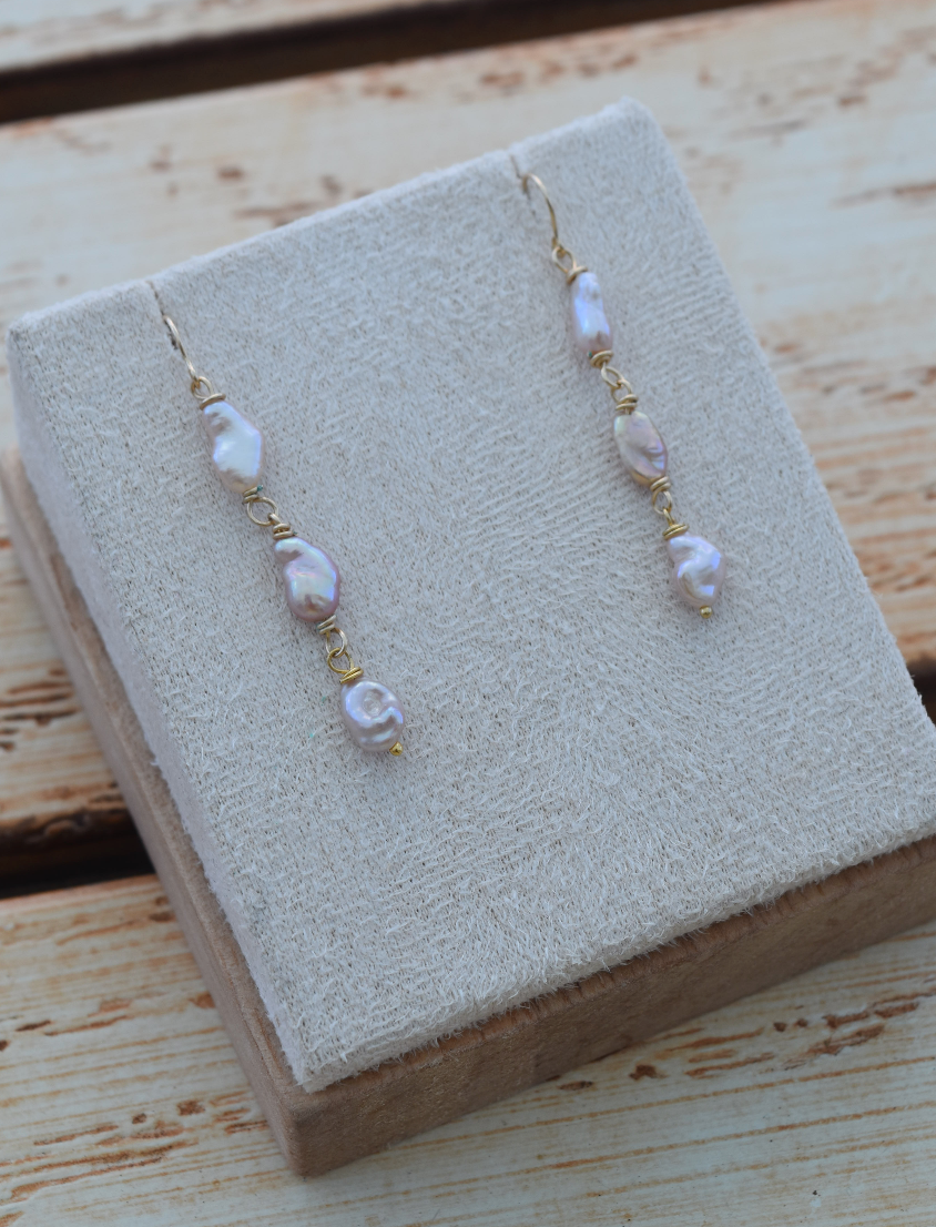 Pearl Cascade Earrings