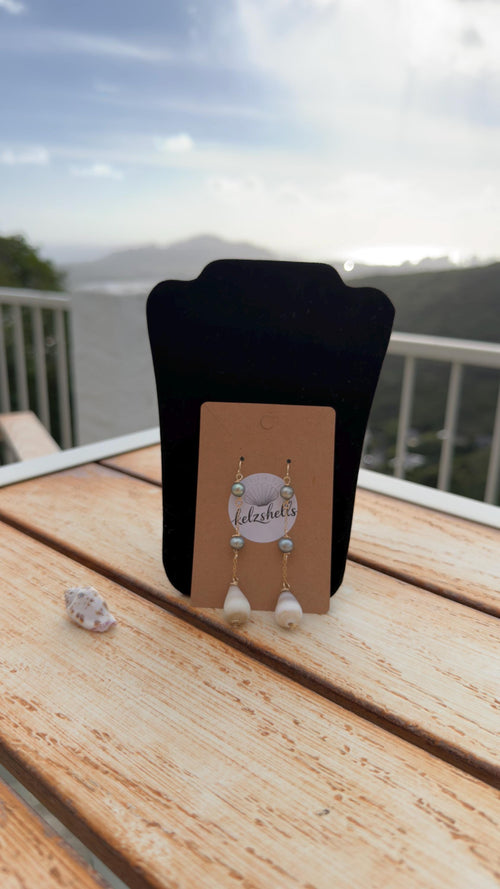 Rarities: Cone dangle earrings